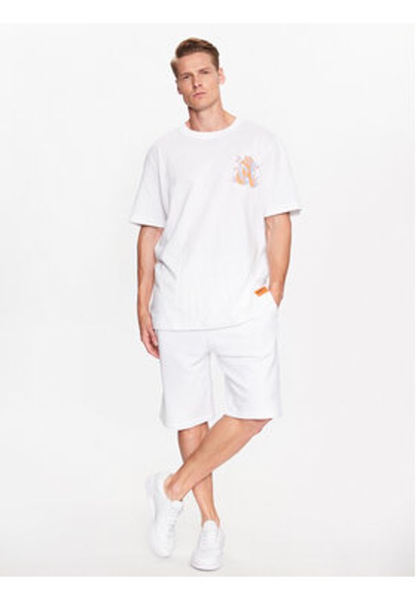 Adidas - adidas T-Shirt Graphic Glide T-Shirt IB1403 Biały Loose Fit. Kolor: biały. Materiał: bawełna