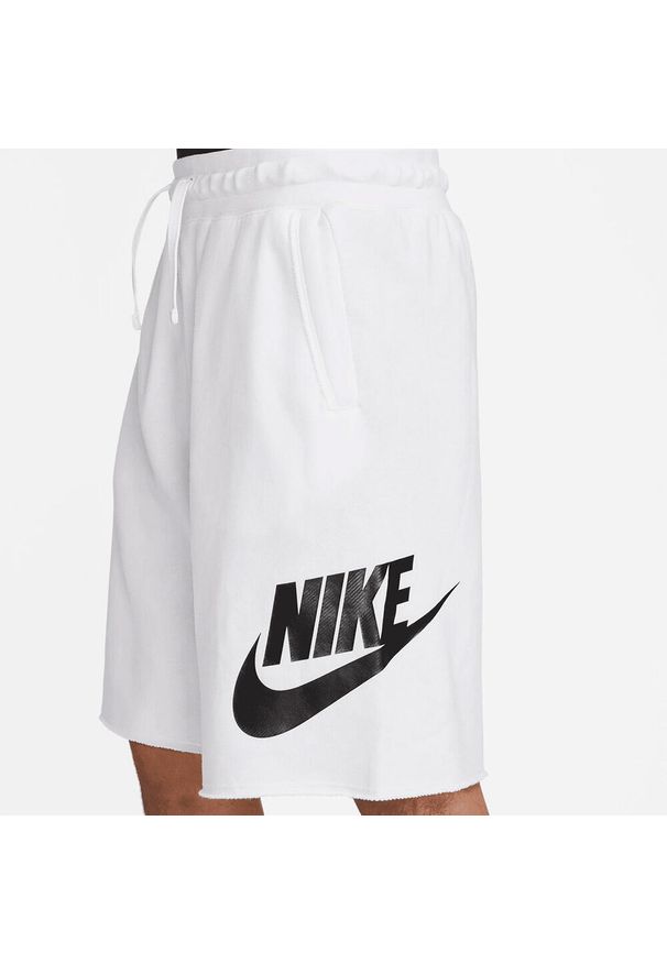 Spodenki Męskie Nike M Nk Club Alumni Hbr Ft Short. Kolor: biały. Długość: krótkie. Sezon: lato