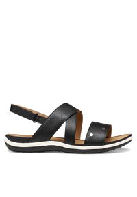 Geox Sandały D Sandal Vega D65R6B 000BC C9999 Czarny. Kolor: czarny. Materiał: skóra #1