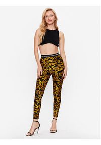 Versace Jeans Couture Legginsy 74HAC101 Czarny Regular Fit. Kolor: czarny. Materiał: syntetyk #4