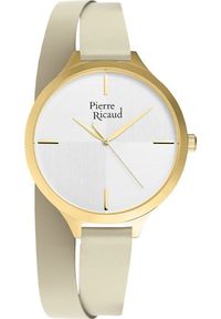 Zegarek Pierre Ricaud Zegarek damski Pierre Ricaud P22005.1V13LQ beżowy. Kolor: beżowy #1