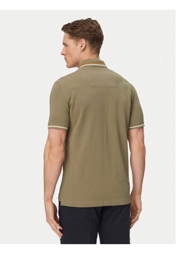 Aeronautica Militare Polo 261PO1914UP00403 Zielony Regular Fit. Typ kołnierza: polo. Kolor: zielony. Materiał: bawełna