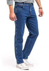 Wrangler - WRANGLER TEXAS MĘSKIE SPODNIE JEANSOWE ORIGINAL STONES W121HR66H. Okazja: na spotkanie biznesowe. Styl: elegancki, biznesowy #4