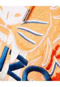Kenzo - KENZO - Pomarańczowa gradientowa bluza z tygrysem. Typ kołnierza: kaptur. Kolor: biały. Materiał: bawełna. Wzór: gradientowy. Sezon: lato #3