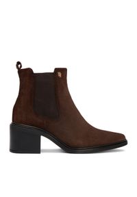 MEXX Botki CEO-MX/046C-WI44 Brązowy. Kolor: brązowy. Materiał: zamsz, skóra #1