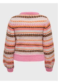 only - ONLY Sweter Mabel 15272599 Kolorowy Regular Fit. Materiał: syntetyk. Wzór: kolorowy #4