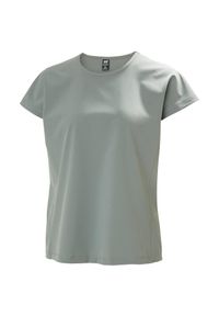 Letnia koszulka damska Helly Hansen Thalia. Kolor: zielony. Materiał: materiał. Sezon: lato