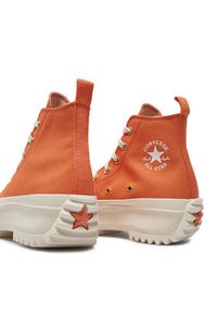 Converse Trampki Run Star Hike A09911C Pomarańczowy. Kolor: pomarańczowy. Materiał: materiał #5