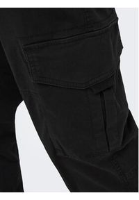 Only & Sons Spodnie materiałowe 22025431 Czarny Tapered Fit. Kolor: czarny. Materiał: bawełna #6