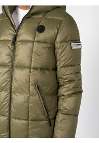 Plein Sport Kurtka | UPPS26E | Mężczyzna | Wojskowa Zieleń. Okazja: na co dzień. Typ kołnierza: kaptur. Materiał: poliamid. Wzór: aplikacja. Styl: militarny, sportowy #6