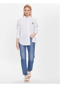 Calvin Klein Jeans Koszula J20J220515 Biały Regular Fit. Kolor: biały. Materiał: bawełna #3
