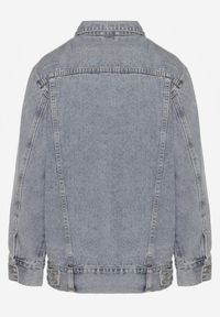 Renee - Niebieska Kurtka Jeansowa o Casualowym Fasonie Belissen. Okazja: na co dzień. Kolor: niebieski. Materiał: jeans. Styl: casual, boho #7