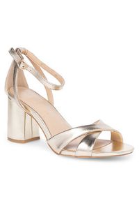 Sergio Bardi Sandały WYL3402-8Z-SB Złoty. Kolor: złoty. Materiał: skóra #6