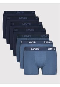 Levi's® Komplet 7 par bokserek 701219020 Granatowy. Kolor: niebieski. Materiał: syntetyk