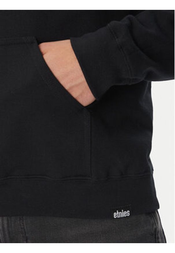 Etnies Bluza Retro Stack 4130004134 Czarny Regular Fit. Kolor: czarny. Materiał: bawełna. Styl: retro