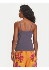 Adidas - adidas Top ALL SZN Rib JJ1223 Szary Slim Fit. Kolor: szary. Materiał: bawełna