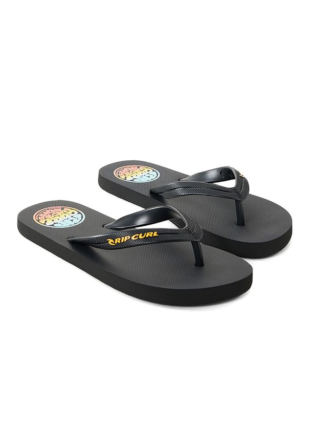 RIPCURL - Japonki dziecięce Rip Curl Wetty Fade Bloom. Kolor: czarny