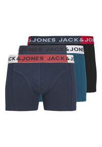 Jack & Jones - Jack&Jones Komplet 3 par bokserek 12237415 Kolorowy. Materiał: bawełna. Wzór: kolorowy #1
