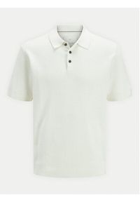 Jack & Jones - Jack&Jones Polo Cooper 12271483 Biały Regular Fit. Typ kołnierza: polo. Kolor: biały. Materiał: bawełna #5