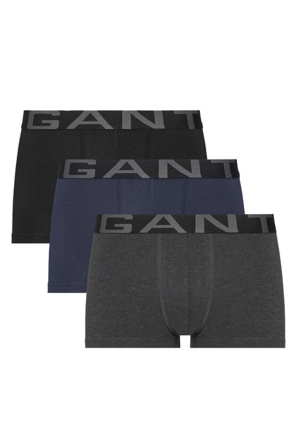 GANT - Gant Komplet 3 par bokserek 9125108T Kolorowy. Materiał: bawełna. Wzór: kolorowy