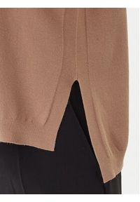 Kontatto Sweter 3M0800C Beżowy Regular Fit. Kolor: beżowy. Materiał: syntetyk #5