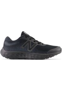 Buty dziecięce New Balance GP520BB8 – czarne. Kolor: czarny. Materiał: materiał, syntetyk, guma. Szerokość cholewki: normalna. Sport: fitness
