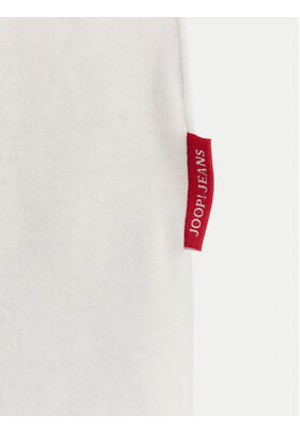 JOOP! Jeans T-Shirt JJJ-Laulea 30101984 Biały Regular Fit. Kolor: biały. Materiał: bawełna