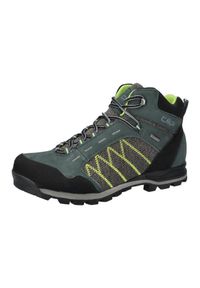 Buty trekkingowe męskie CMP Thiamat Mid Antracytowe. Kolor: niebieski, biały, wielokolorowy. Materiał: syntetyk, materiał, skóra. Sport: turystyka piesza