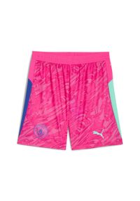 Puma - Męskie szorty bramkarskie Manchester City 25/26 PUMA. Kolor: różowy. Materiał: tkanina. Sport: piłka nożna