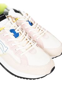 North Sails Sneakersy "Hitch" | RW-04 BRINK-062 | Hitch | Kobieta | Biały, Żółty, Różowy. Kolor: różowy, wielokolorowy, biały, żółty. Materiał: materiał, skóra. Wzór: aplikacja, kolorowy #3