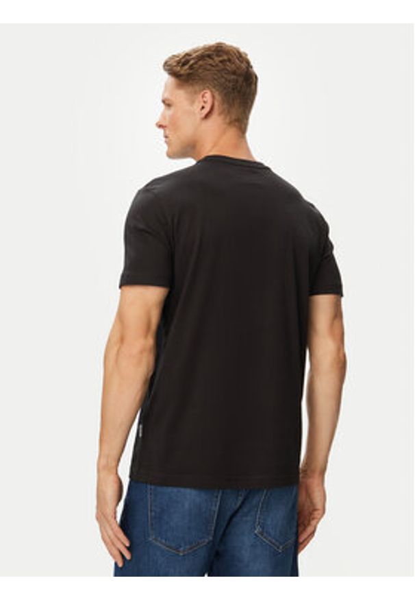 Beverly Hills Polo Club T-Shirt P-SS26M-TS1290 Czarny Regular Fit. Typ kołnierza: polo. Kolor: czarny. Materiał: bawełna