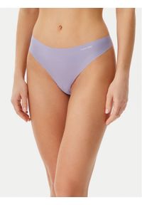 Calvin Klein Underwear Komplet 3 par stringów 000QD3558E Kolorowy. Materiał: syntetyk. Wzór: kolorowy