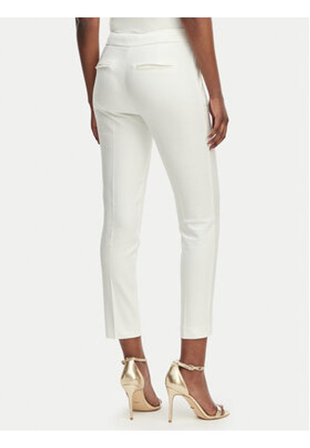 Morgan Spodnie materiałowe 222-PLIME.F Biały Regular Fit. Kolor: biały. Materiał: syntetyk, bawełna