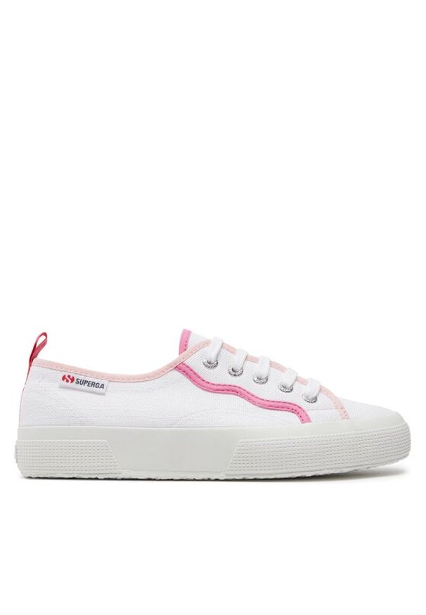 Superga Sneakersy Curly Bindings 2750 S8138NW Biały. Kolor: biały. Materiał: materiał