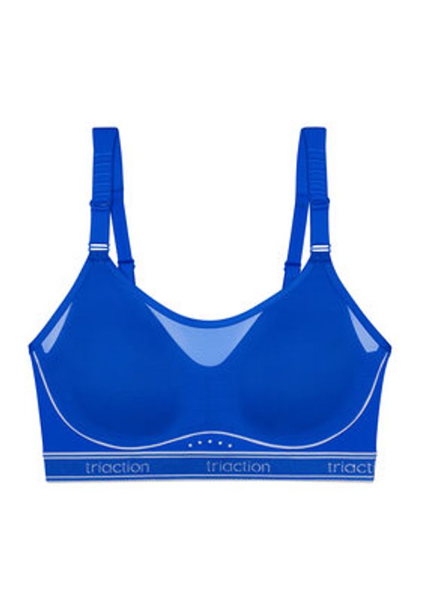 Triumph Biustonosz sportowy Triaction Cardio Breeze 10226411 Niebieski. Kolor: niebieski. Materiał: syntetyk