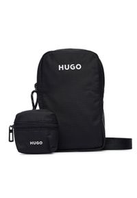 Hugo - HUGO Saszetka Everett 50563513 Czarny. Kolor: czarny. Materiał: materiał #1