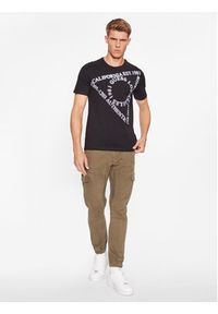 Guess T-Shirt M3BI13 I3Z14 Czarny Slim Fit. Kolor: czarny. Materiał: bawełna