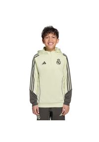 Adidas - Dziecięca bluza z kapturem Real Madrid 2025/26. Typ kołnierza: kaptur. Kolor: zielony. Sport: piłka nożna #1
