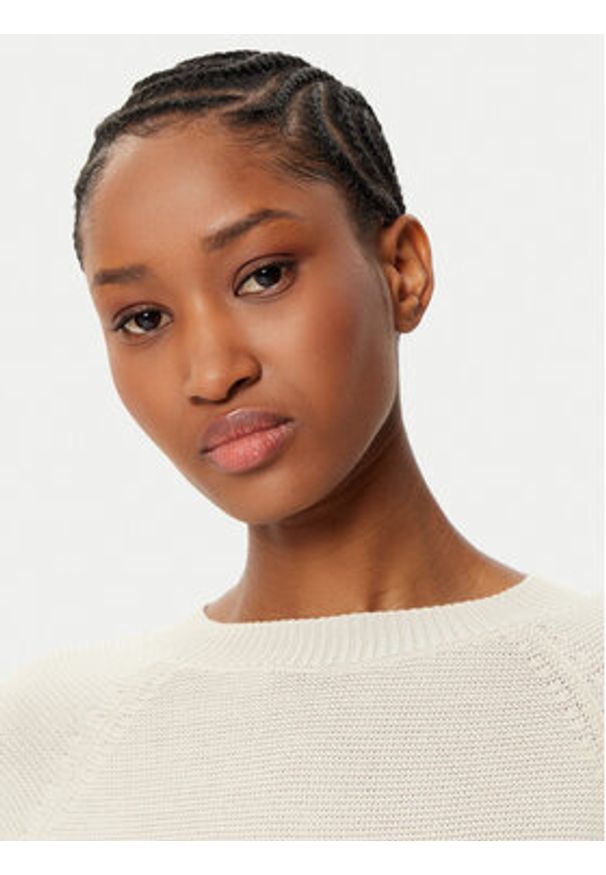 Weekend Max Mara Sweter Linz 2515361161 Écru Relaxed Fit. Materiał: bawełna