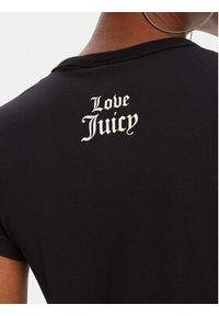 Juicy Couture T-Shirt JCNCT225458 Czarny Regular Fit. Kolor: czarny. Materiał: bawełna #7