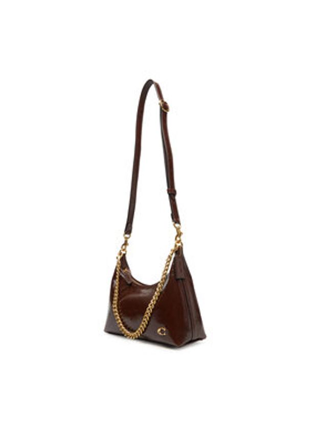 Coach Torebka Juliet 25 CAD75 B4MPL Brązowy. Kolor: brązowy. Materiał: skórzane