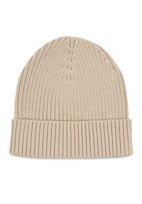 Calvin Klein Czapka Classic Cotton Rib Beanie K50K510982 Beżowy. Kolor: beżowy. Materiał: bawełna #4