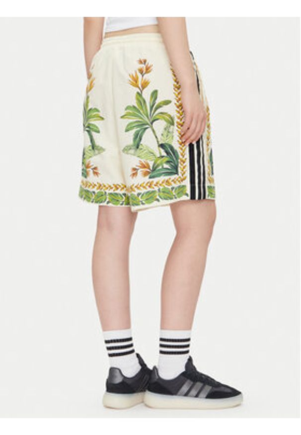 Adidas - adidas Szorty sportowe FARM Premium JD6288 Écru Loose Fit. Materiał: syntetyk