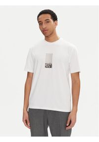 Jack & Jones T-Shirt Pacer Photo 12273775 Biały Relaxed Fit. Kolor: biały. Materiał: bawełna #1