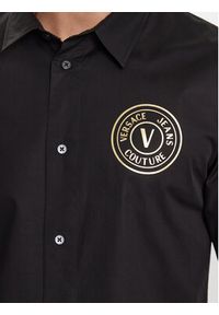 Versace Jeans Couture Koszula 75GALYS2 Czarny Regular Fit. Kolor: czarny. Materiał: bawełna
