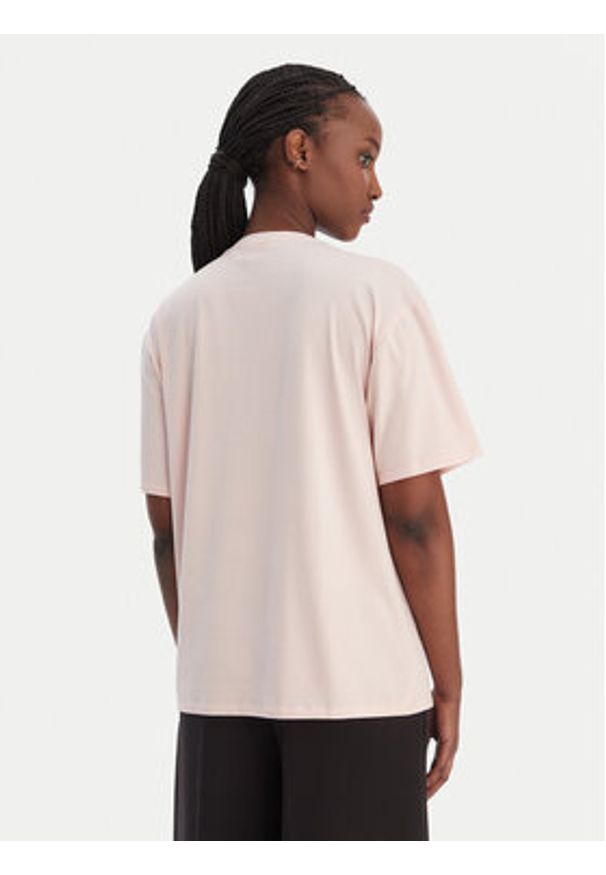 Hugo - HUGO T-Shirt 50556981 Różowy Regular Fit. Kolor: różowy. Materiał: syntetyk