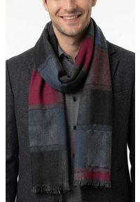 Lekki Szalik Wiosenno-Jesienny - Teer - Stonowana Kolorystyka, Duża Krata. Okazja: na spacer. Kolor: wielokolorowy. Materiał: poliester. Sezon: wiosna, jesień. Styl: elegancki #4