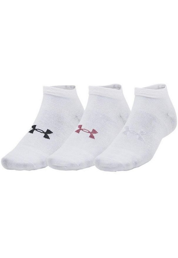Under Armour - Niskie Skarpetki Dla Dorosłych Unisex Essential (zestaw 3 Sztuk). Kolor: biały. Sport: turystyka piesza