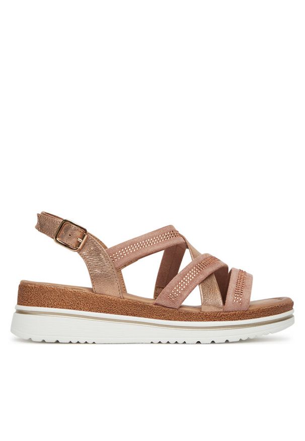 Clara Barson Sandały WS2506-09 Różowy. Kolor: różowy. Materiał: materiał