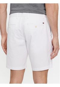 TOMMY HILFIGER - Tommy Hilfiger Szorty materiałowe Brooklyn Short 1985 MW0MW23563 Biały Regular Fit. Kolor: biały. Materiał: bawełna #5
